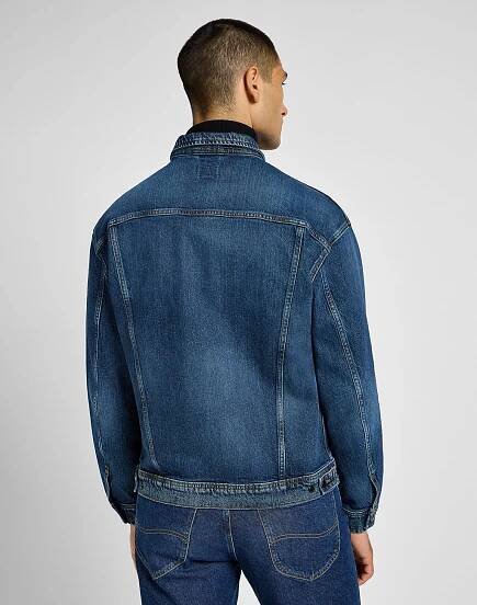 Lee RELAXED RIDER JACKET S Pánská džínová bunda Velikost S