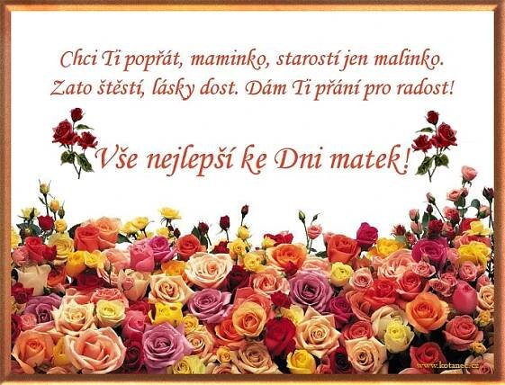 001 přání Den matek
