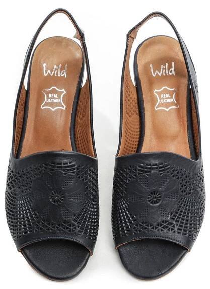 Wild 22056100B khaki dámské sandály na klínku | ARNO.cz - obuv s tradicí