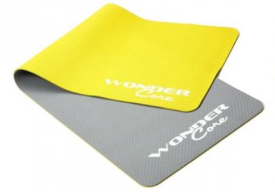 Wonder Core - Yoga Mat TPE - Grey/Green | Prijemny-dum.cz