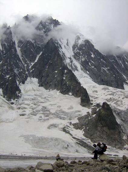 Aiguille d´Argentière (3902m) – kuloár Barbey, II/AD 50˚, 800m - Alpské výstupy - Las Cumbres