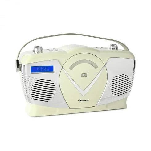 Auna RCD-70 DAB, retro CD rdio, FM, DAB+, CD pehrva, USB, bluetooth, krmov