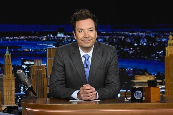 Jimmy Fallon during his show which aired on May 1, 2023.
