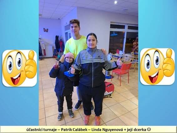 FOTO: Vítězkou turnaje smíšených párů se stala Lucie Hlaváčová z Jičína