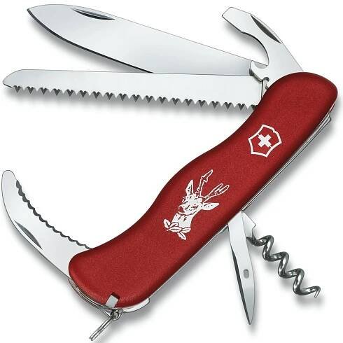 Nůž kapesní HUNTER 111mm ČERVENÝ VICTORINOX 0.8573 L-11