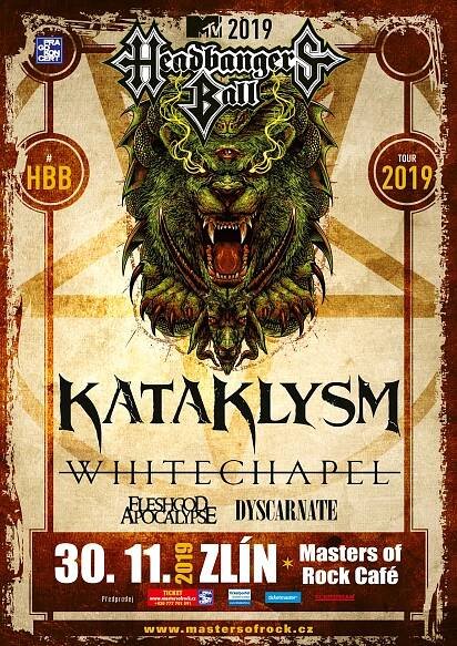 30.11.2019 | Kataklysm | Zlín | PRAGOKONCERT BOHEMIA, a.s.