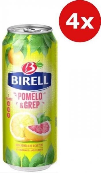 Birell Pomelo & Grep 4×0,5l plech