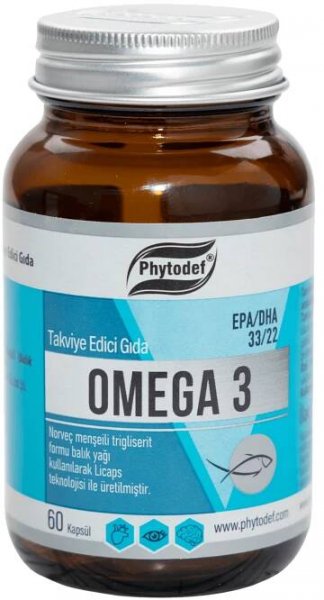 Omega 3 Licaps, 500mg 60 Kapsül 330/220 Norveç Menşeli Balık Yağı, Kapsül (Balık Jelatini)
