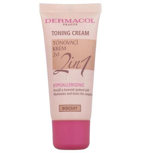 Dermacol Toning Cream 2in1 BB krém pro ženy 30 ml Odstín Biscuit | ELNINO.CZ
