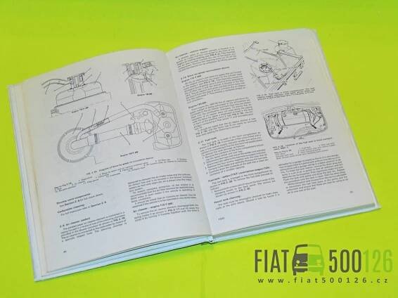 Fiat 500 owners workshop manual autobook 751 zelená - Fiat 500126 eshop