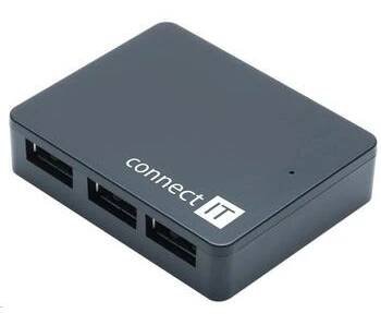 USB Hub Connect IT USB 3.0 / 4x USB 3.0 (CI-170) černý