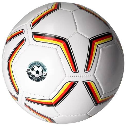 Fotbalový míč "Germany“, velký, Bílá/Německé barvy
