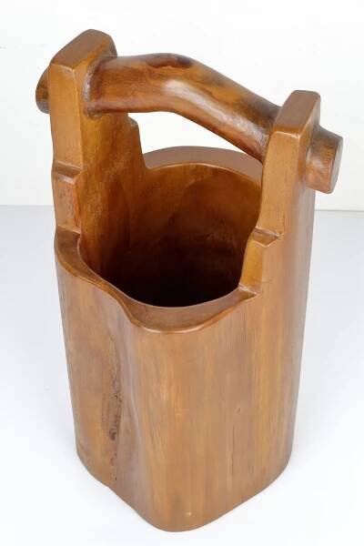 Teakové dřevo džber 45cm