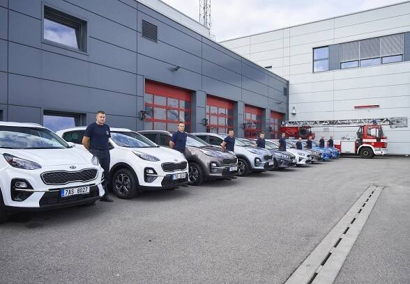 Automobily KIA z AUTOBOND GROUP a.s. pro pražské hasiče - Autobond Group