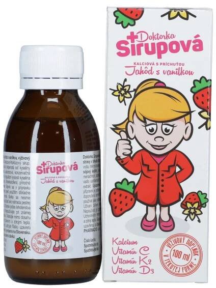Doktorka Sirupová – kalciový sirup, 100 ml | Unizdrav.cz