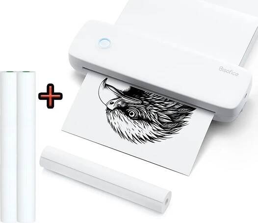 Bisofice L81 Mobilní přenosná tiskárna Bluetooth Termální tiskárna A4 Mobilní tiskárna