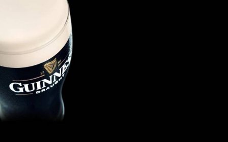 Guinness Beer Draught High Angle Shot Wallpaper