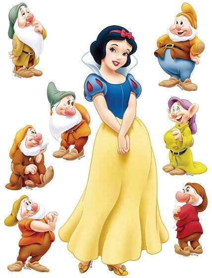 Dětská samolepka DISNEY SNĚHURKA