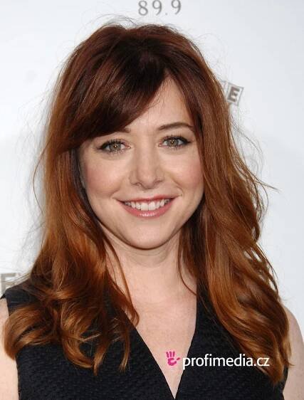 Alyson Hannigan - celebrity účes - HappyHair