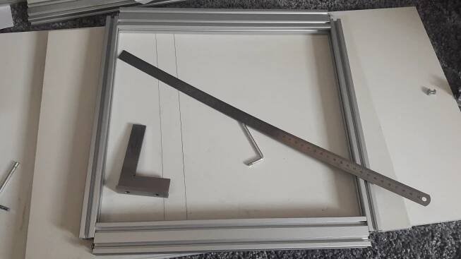 Cutting aluminum extrusions for my 3D printer