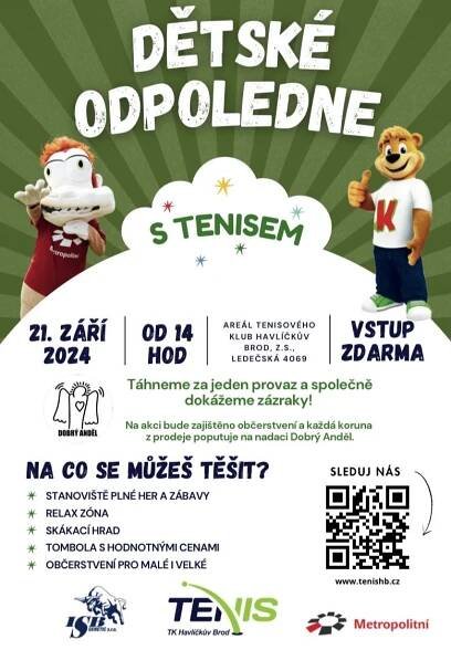 Dětské odpoledne s tenisem