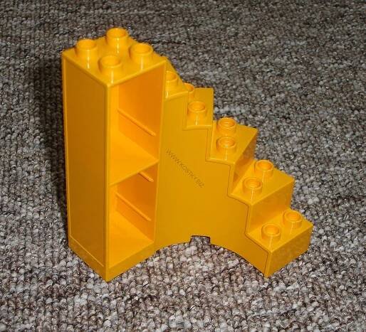Lego Duplo D35025 (6511) točité schodiště se skříňkou br.sv. oranžové POUŽITÉ