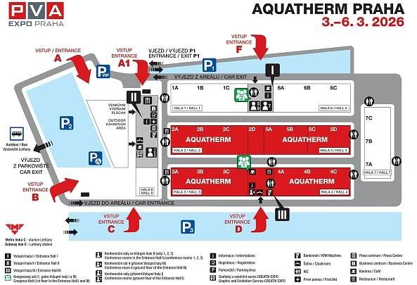 Plán výstaviště - Aquatherm-praha.com