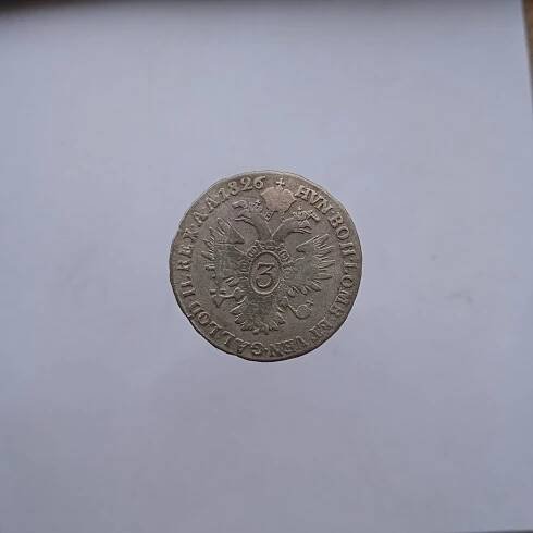 3 KREJCAR 1826 B FRANTIŠEK II. - Numismatika