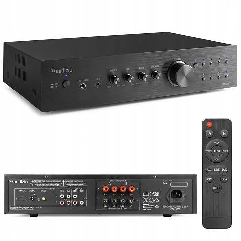 Audizio AD420B INTEGROVANÝ STEREO ZESILOVAČ Hi-Fi 4x 100W Bluetooth