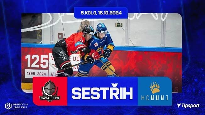 VUT Cavaliers Brno vs HC MUNI 3:4 l 16.10.2024 l ULLH 5.kolo