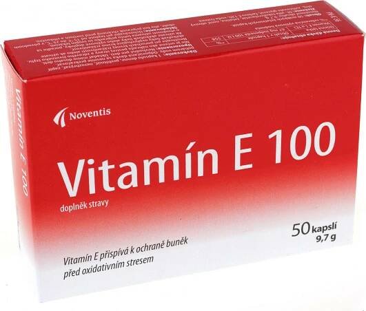 Noventis Vitamín E 100 50 cps.