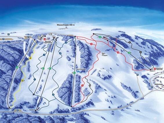 Pistenplan | Wasserkuppe