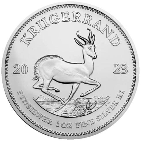 Krugerrand South African Mint stříbrná mince 1 oz