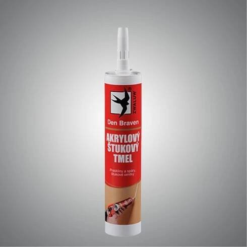 Den Braven Akrylový štukový tmel 310 ml, bílý