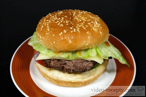 Pikantní hamburger - recept a videorecept