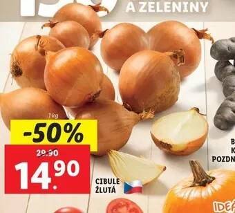 Lidl Cibule žlutá nabídka