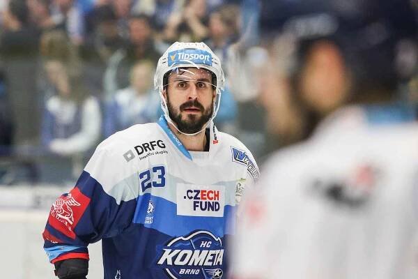 Utkání 36. kola hokejové extraligy: HC Vítkovice Ridera - HC Kometa Brno, 18. ledna 2019 v Ostravě. Na snímku Ivan Baranka.