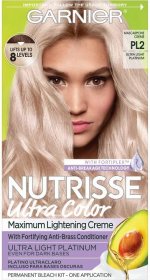 Garnier Nutrisse Ultra Color Blondes Maximum Lightening Crème - Ultra Light  Platinum : Target