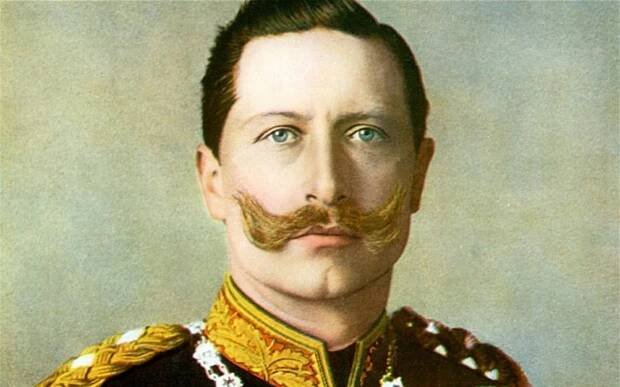 Císař Vilém II. za mlada...