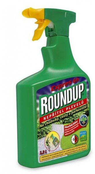 Likvidátor plevele, ROUNDUP EXPRES 6 hod, sprej, skladem