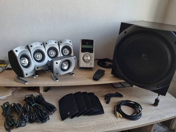 Legendární repro Logitech Z-5500 - 500W, THX, DTS - Teplice