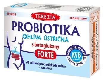 Terezia Probiotika + Hlíva ústřičná s betaglukanem Forte 10cps