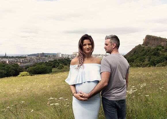 Maternity Photograph Pregnant Mother Photography Studio Edinburgh
