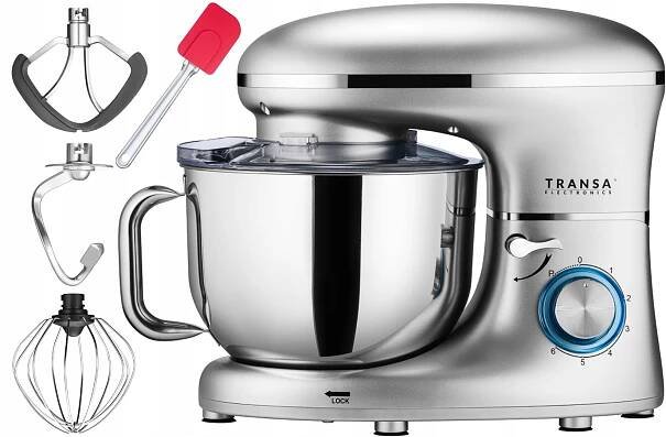 PLANETÁRNÍ KUCHYŇSKÝ ROBOT MIXÉR SilverChef MISA 6L VELKÝ VÝKON 3000W