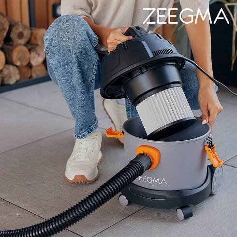 VYSAVAČ MALÝ MINI DOMÁCÍ PRŮMYSLOVÝ 2V1 SILNÝ ZPĚTNÝ 3000W + 3 SÁČKY Hlavní barva stříbrná/šedá