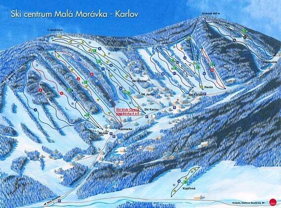 Ski centrum Malá Morávka - Karlov