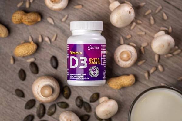 Nutricius, Vitamín D3, imunita, kosti, zuby, svaly, úcinky vitamínu D