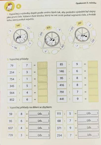 Základní škola Tomáše Šobra a mateřská škola Písek | 4.B Matematika