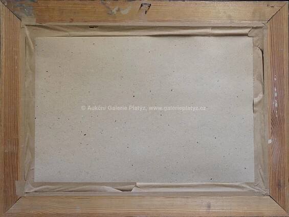 Karel Karas / Cesta u řeky - detail aukce « Aukce « Aukční Galerie Platýz