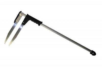 Průměrka NESTLE Waldfreund 80 cm (IT-54115) (Lesnická měrka - průměrka Nestle. Stříbrně eloxovaná měřící lišta s trojhranným profilem. Dobře čitelná čísla sytě černé barvy, odolné proti otěru.)